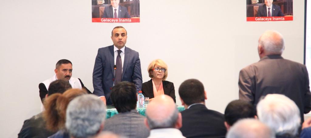 Azay Quliyev seçicilərlə növbəti görüşlərini keçirib