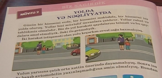 Dərslikdə şagirdlərin həyatı üçün təhlükə yaradan