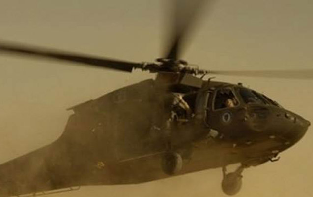 NATO helikopteri yerə çırpıldı