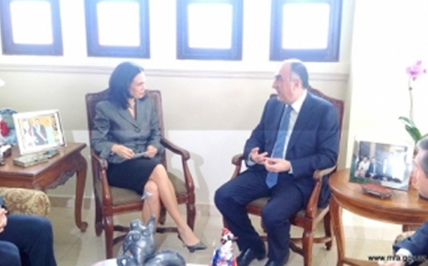 Elmar Məmmədyarov Misirin yeni səfirini qəbul etdi