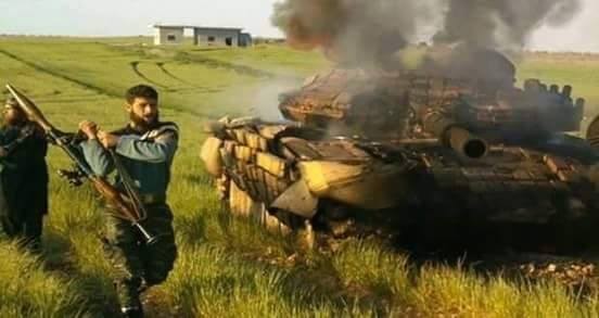 Əsəd tankları ələ keçirildi