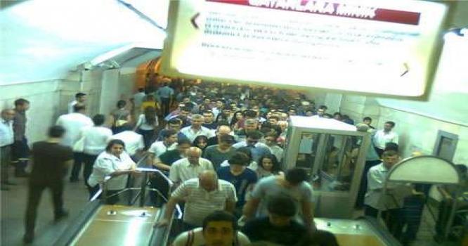 Metroda daha bir ajiotaj: