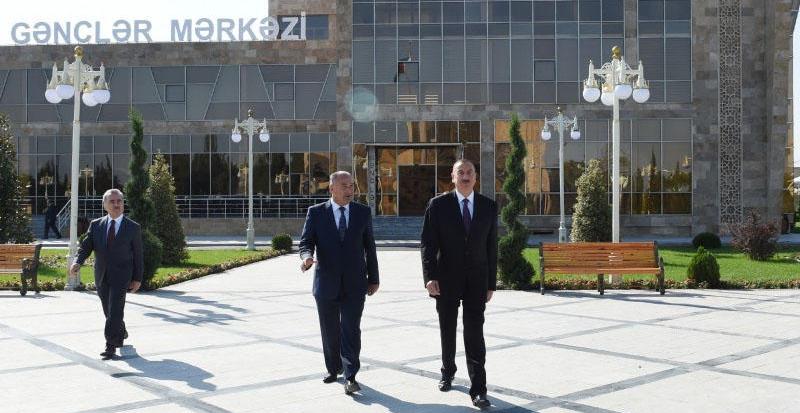 Prezident İlham Əliyevin Ucar və Göyçay rayonlarına səfəri