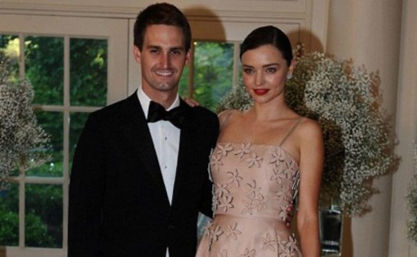 Miranda Kerr Snapchat-ın sahibinə ərə gedir