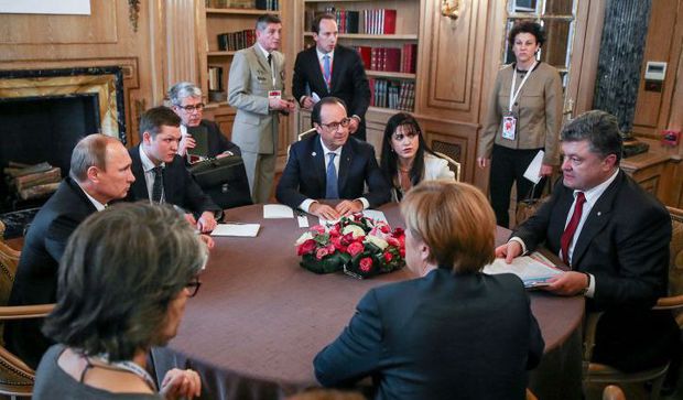 Parisdə “normand dördlüyü” liderlərinin görüşü başa çatıb