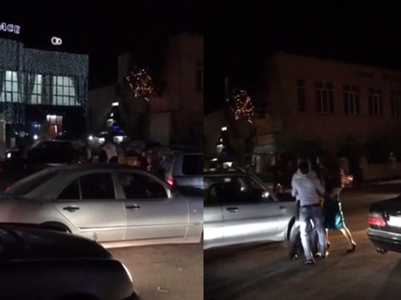 Bakıda toyda dava düşdü, tıxac yarandı
