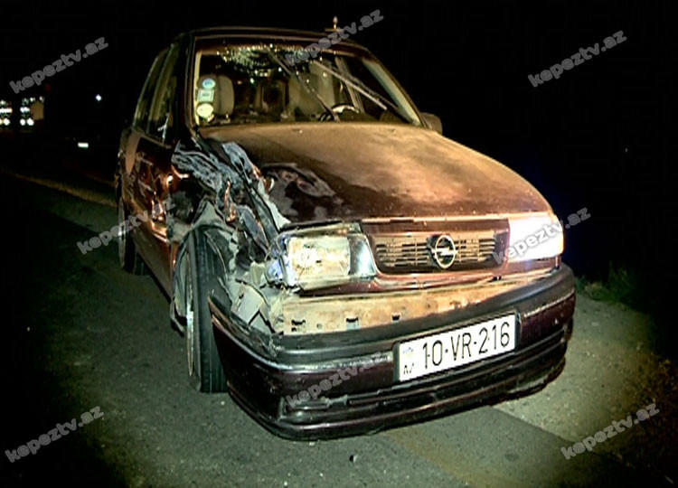 Yol qəzası baş verib, xəsarət alan var