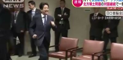 Yaponiya baş naziri Putinin qabağına qaçdı