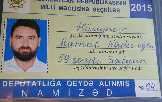 Aparıcının deputatlığa namizədliyi qeydə alındı