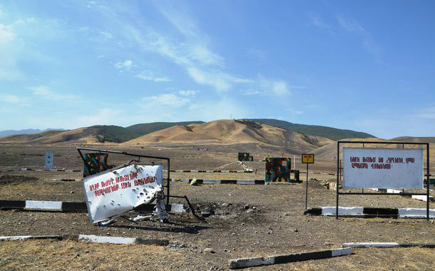 4 erməni əsgərinin məhv edildiyi yerdən