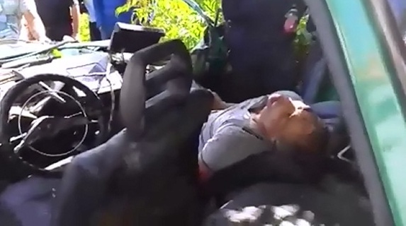 Xaçmazda dəhşətli faciənin anbaan görüntüləri