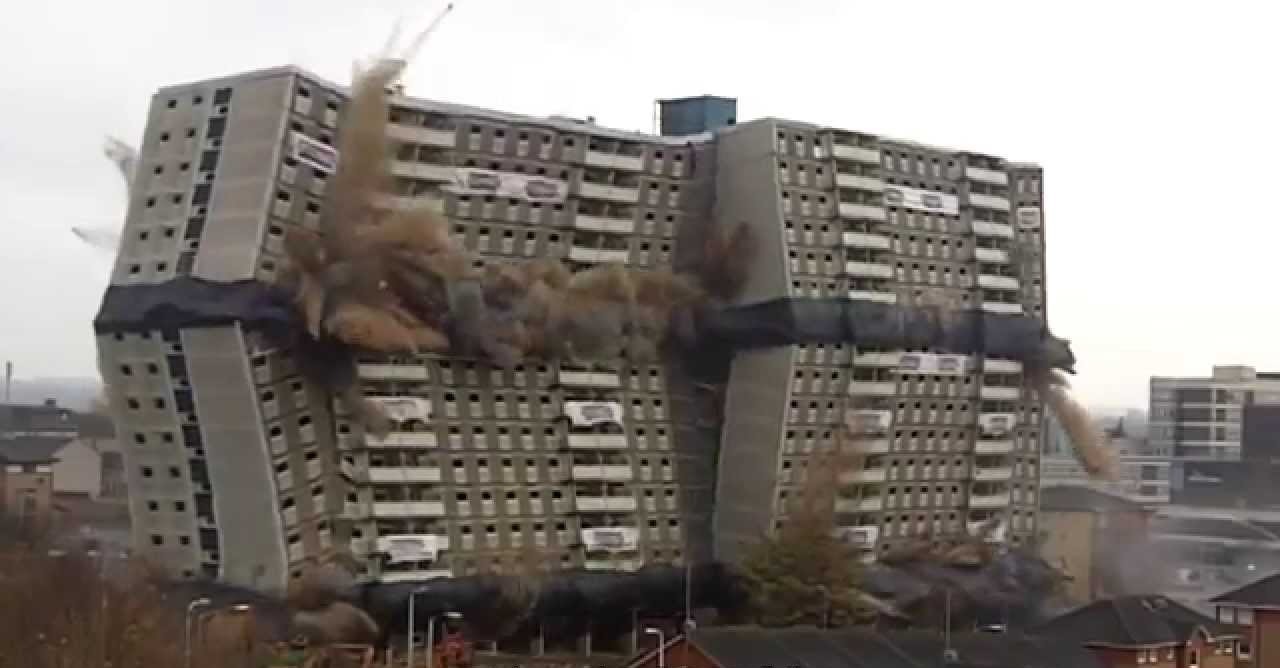 Binaların ideal şəkildə partladılması və uçurulması