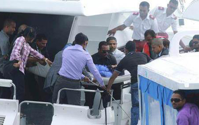 Katerdəki partlayışda prezident xanımı yaralanıb