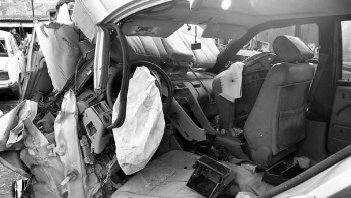 Gəncədə zəncirvari qəza