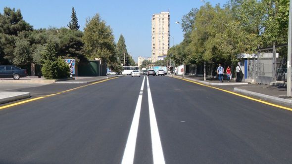 Bakının bəzi küçələri təmir olundu