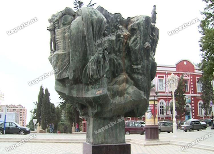 Azərbaycanda qeyri-adi üslubda hazırlanmış sənət əsəri