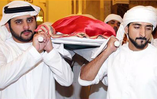 Dubay şeyxinin oğlu dəfn edildi -