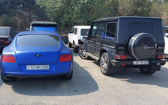 Bakının ən bahalı nömrəli brend maşınları “ştrafnoy”da -