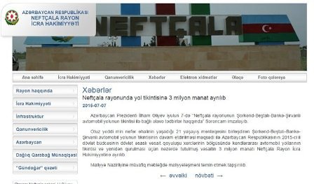 Nefçalada dövlətin vəsaiti belə talanır