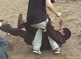 Ata və oğul döyüldü -