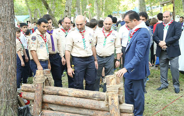 Gəncədə düşərgə təşkil olunub