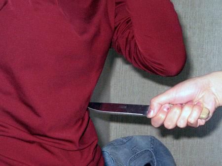 Binanın blokunda qanlı olay - Bakıda