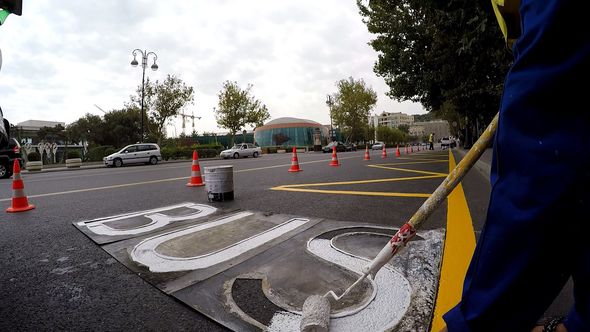 Avtobuslar üçün nişanlanma xətləri yenilənir