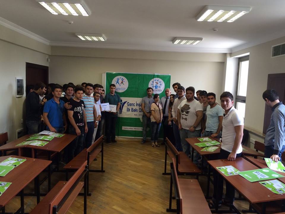 Gənc inşaatçıların İlk Bakı Olimpiadası layihəsinə yekun vurulub