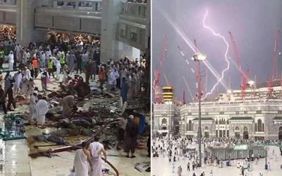 Kəbədə qaldırıcı kranın aşdığı anlar -