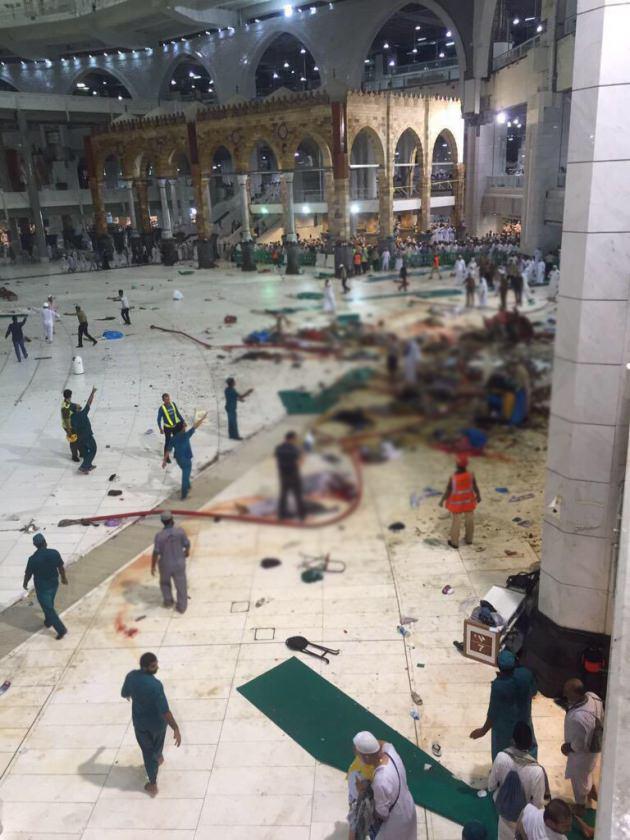 Məscidül-Həramda dağıntı olub: