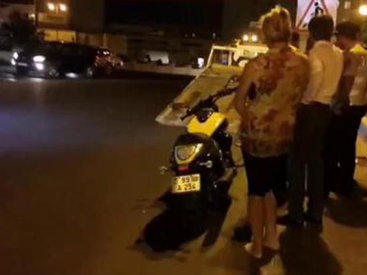 Bakıda daha bir bayker - yol polisi mübahisəsi