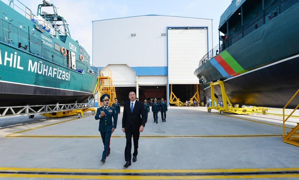 İlham Əliyev gəmidə