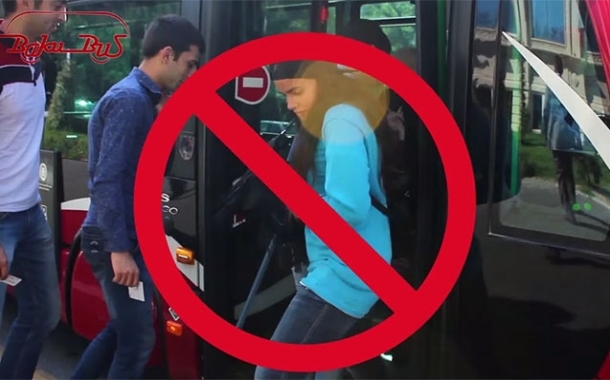 Yeni avtobuslarda bunları etmek qeti qadagandır