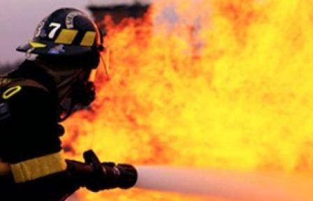 Bərdədə poçt binası yandı