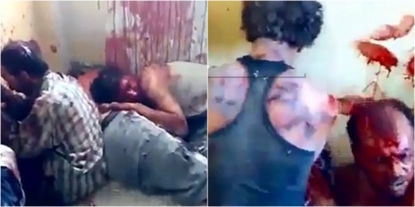 Müsəlmanları vəhşicəsinə döyüb öldürdülər