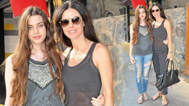 Aktrisanın qızı gizlənmək istəsə də...