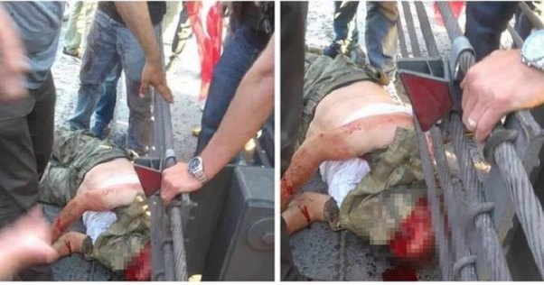 Təslim olan türk əsgərin başını kəsdilər