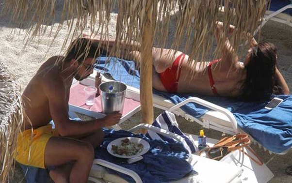 Alman futbolçu Adriana Lima ilə