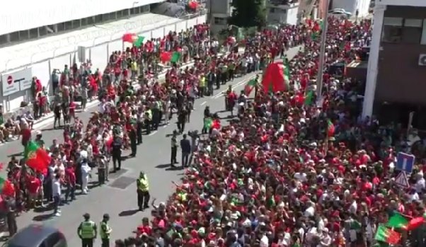 Portuqallar çempionları belə qarşılayır