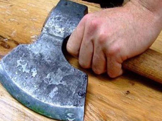 Keçmiş qaynanasını baltaladı, həyat yoldaşı və qaynatasını ağır yaraladı