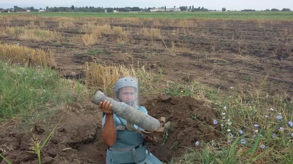 Tərtərdə tank əleyhinə qumbara aşkarlandı