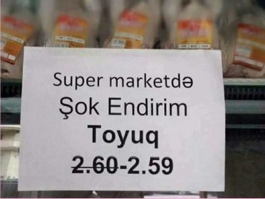 Marketdə ŞOK ENDİRİM: hamı bu fotonu PAYLAŞIR