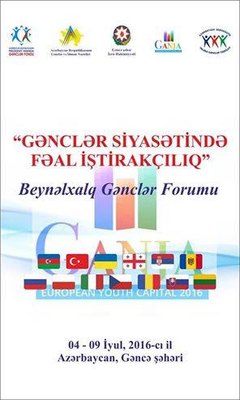 Beynəlxalq Gənclər Forumunun iştirakçıları “ Avropa Gənclər Paytaxtı - 2016” Gəncə şəhərində