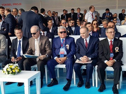 Ziya Məmmədov İstanbulda “Osmangazi” körpüsünün açılışında iştirak etdi