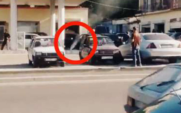 Bakıda yanacaqdoldurma məntəqəsində təhlükəli anlar