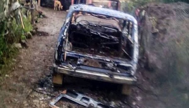 Gədəbəydə 6 nəfərin avtomobilini yandırdılar