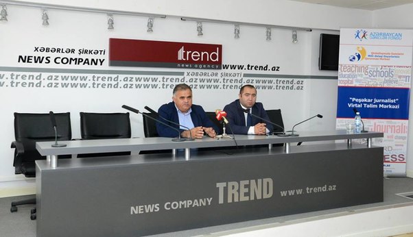 “Peşəkar jurnalist” Virtual Təlim Mərkəzi TRT, “Trend” və “Anadolu”da görüş keçirdi