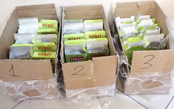 İrandan Azərbaycana piyada narkotik gətirdi