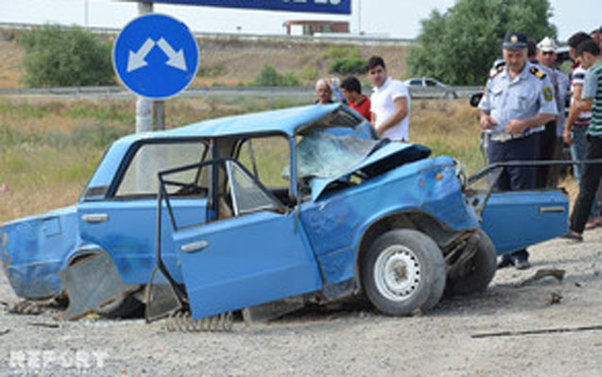 Şabranda ağır qəza