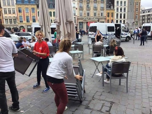 Almaniya və Ukrayna azarkeşləri arasında qarşıdurma